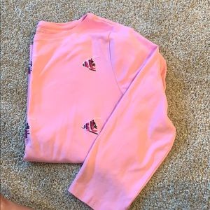 The Talbots tee, pink with fish